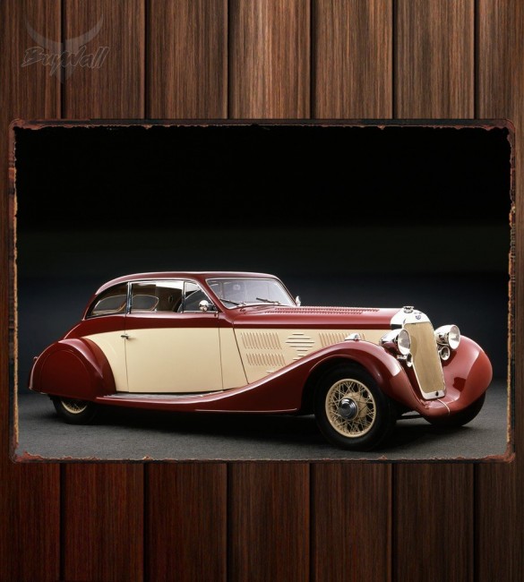 Металлическая табличка Delage D8 105 Sport Aerodynamic Coupe by Letourneur & Marchand